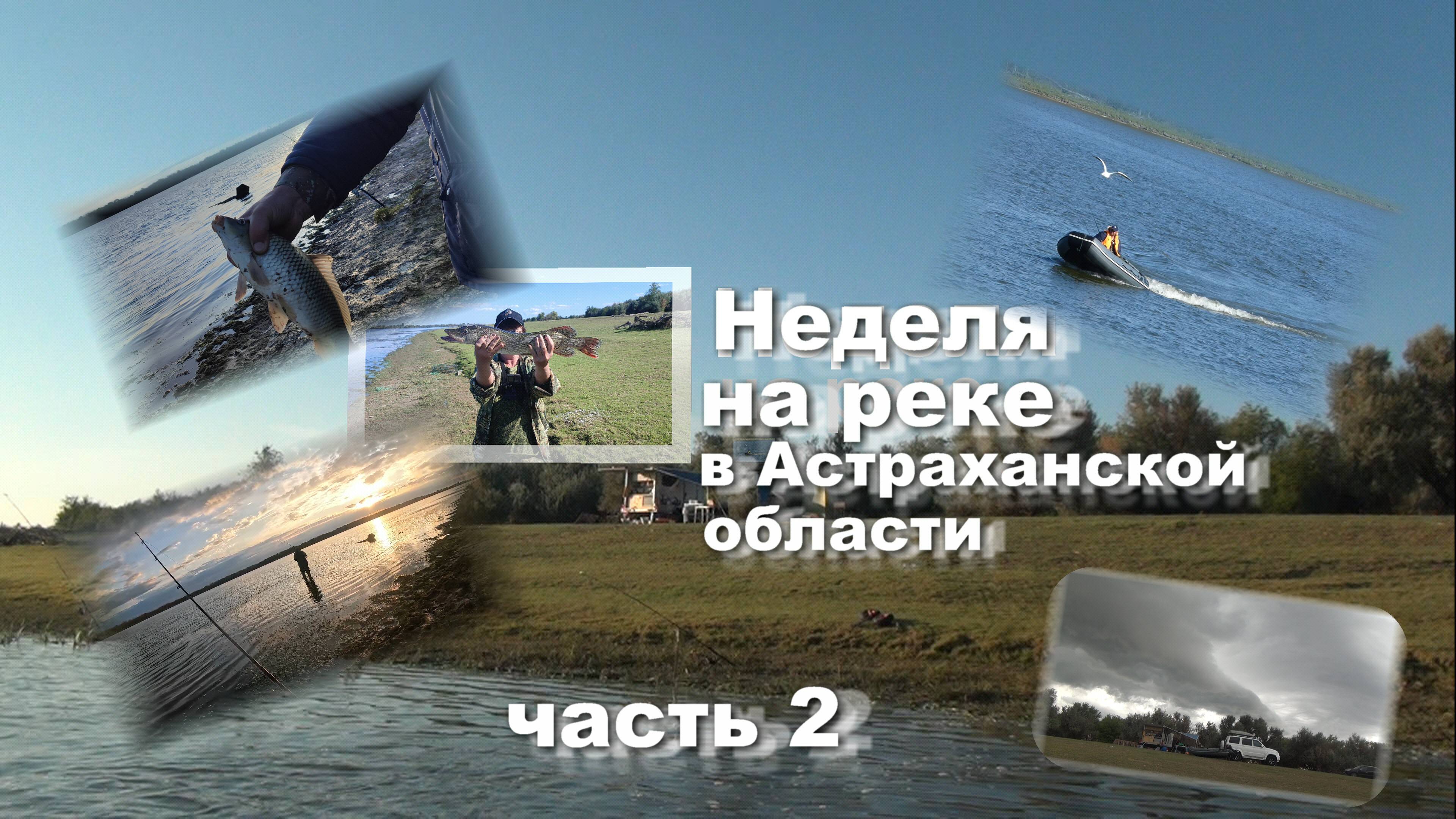 Неделя на реке в Астраханской области. Отдых дикарями с лодкой и удочками. Часть 2.