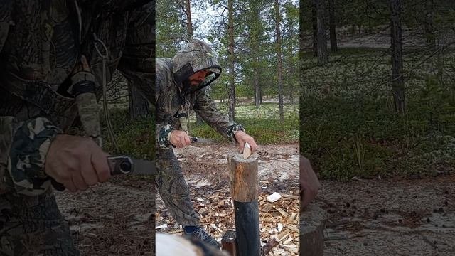 Зарубаю баклушу прямым теслом