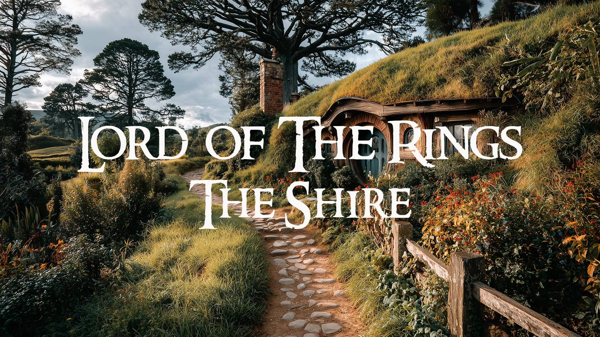 Фэнтези музыка в стиле Властелина Колец - The Lord of the Rings - Уютная атмосфера Шира и Хоббитона смотреть онлайн