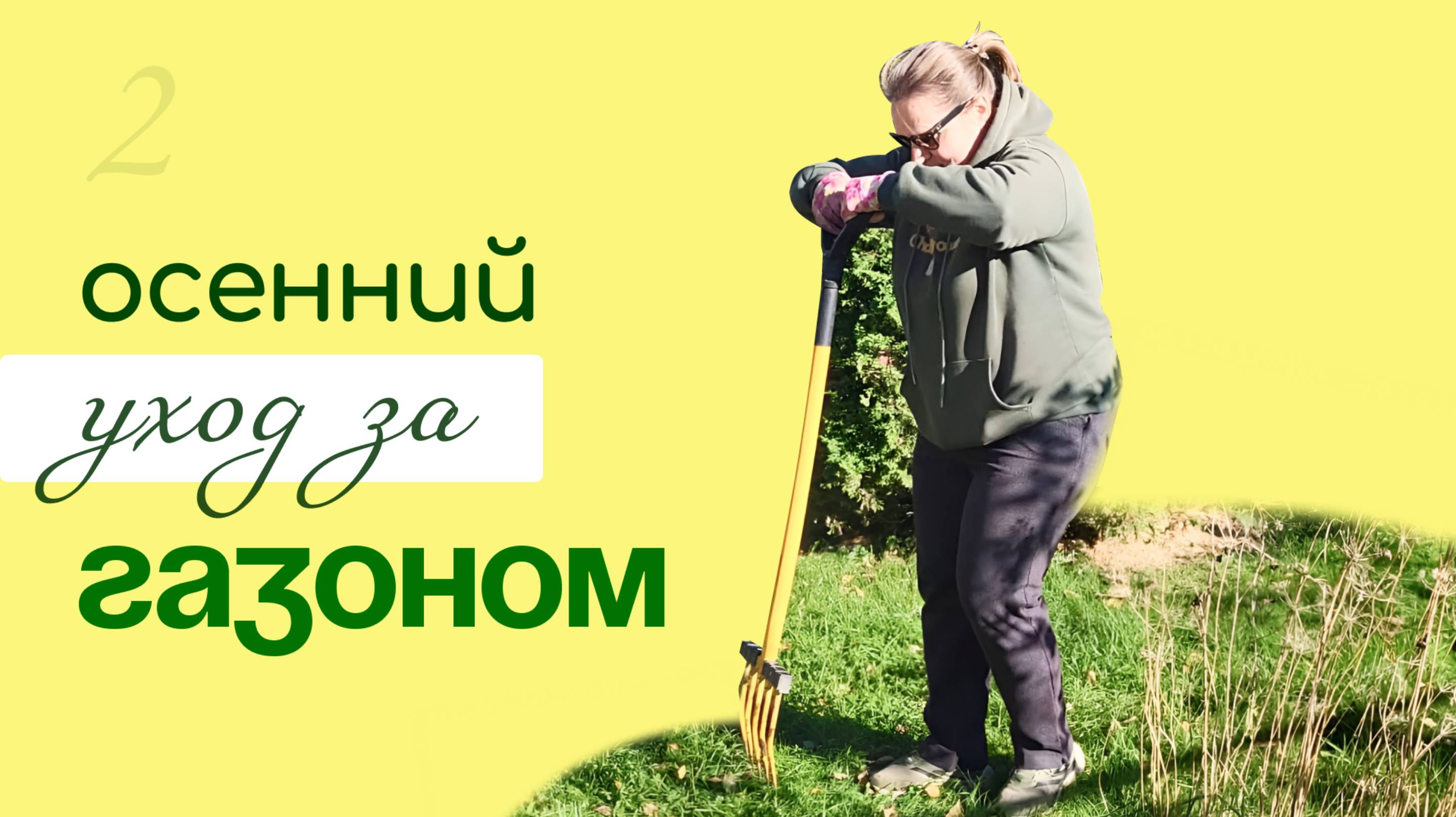 ОСЕННИЙ уход за ГАЗОНОМ