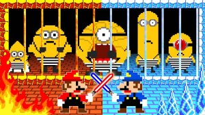 👮♂️Марио посадил всех Миньонов в тюрьму! Смогут ли они сбежать?