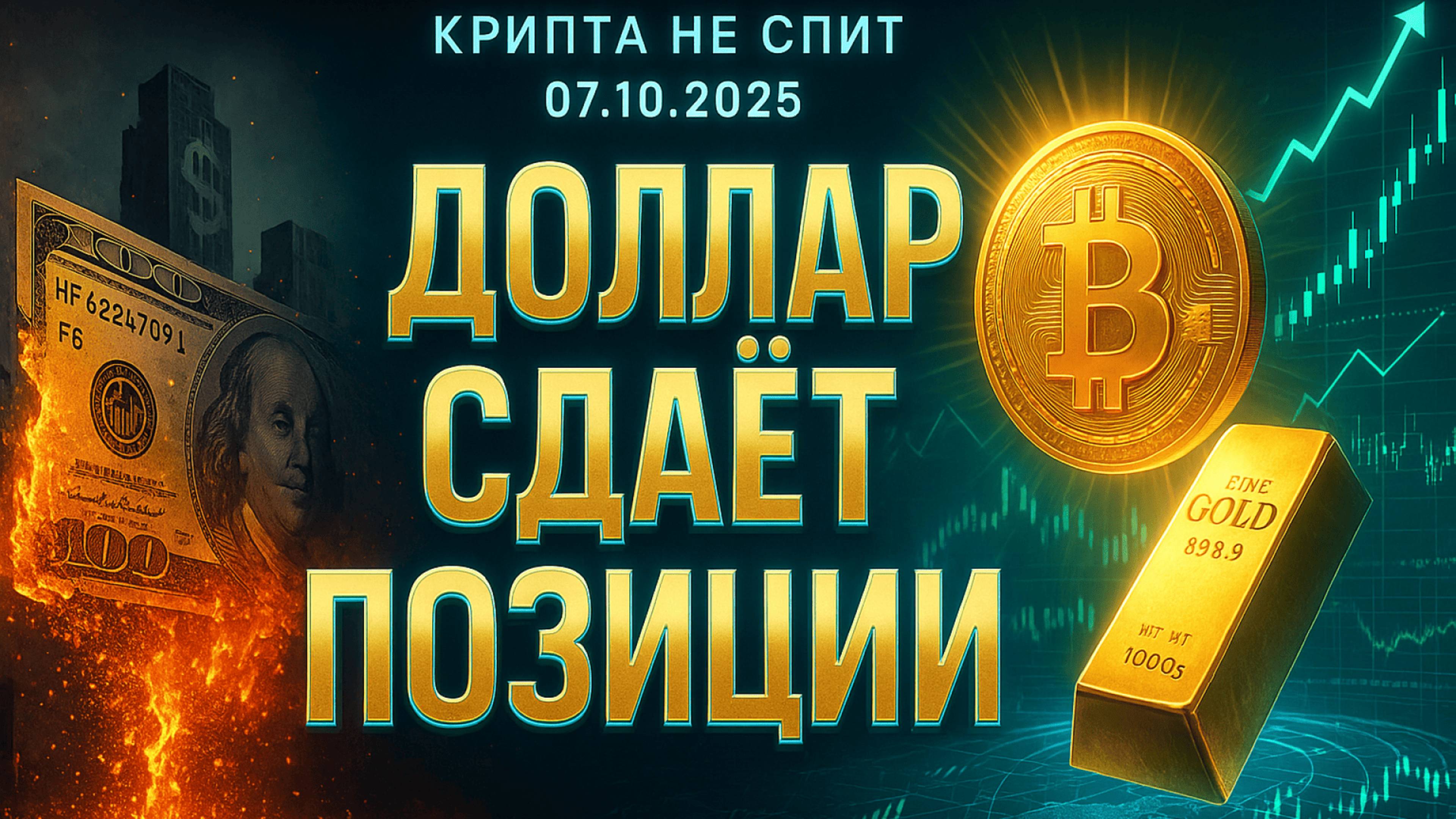 КРИПТА НЕ СПИТ 07.10.2025 | БИТКОИН - СИМВОЛ ДОВЕРИЯ | КИТЫ КОПЯТ ЭФИР | КОНКУРЕНТ NVIDIA УЖЕ ЕСТЬ!