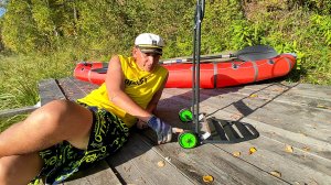 Легкая лодка Виктория и река_часть 1