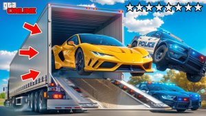 ЗАТРОЛЛИЛ КОПОВ И СПРЯТАЛСЯ В ГРУЗОВИКЕ - ГТА 5! АВТОУГОНЩИК ПРОТИВ КОПОВ