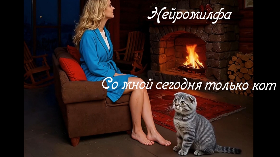 Нейромилфа - Со мной сегодня только кот