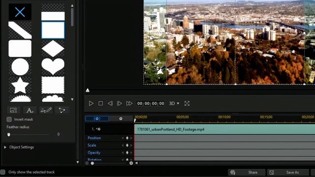 PowerDirector 20...- Использование LUT в качестве перехода