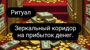 Зеркальный коридор на прибыток денег #ритуал #ритуалнаденьги #зеркальныйкоридор