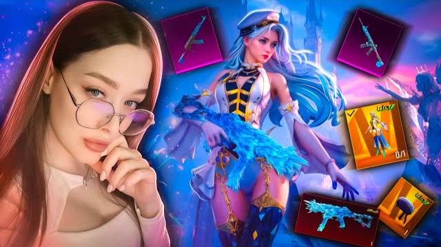 100.000 UC! ПРОКАЧАЛА M416, АКМ и UMP ЛЕДНИК в PUBG MOBILE! ОТКРЫВАЮ НОВЫЙ КЕЙС в ПУБГ МОБАЙЛ!
