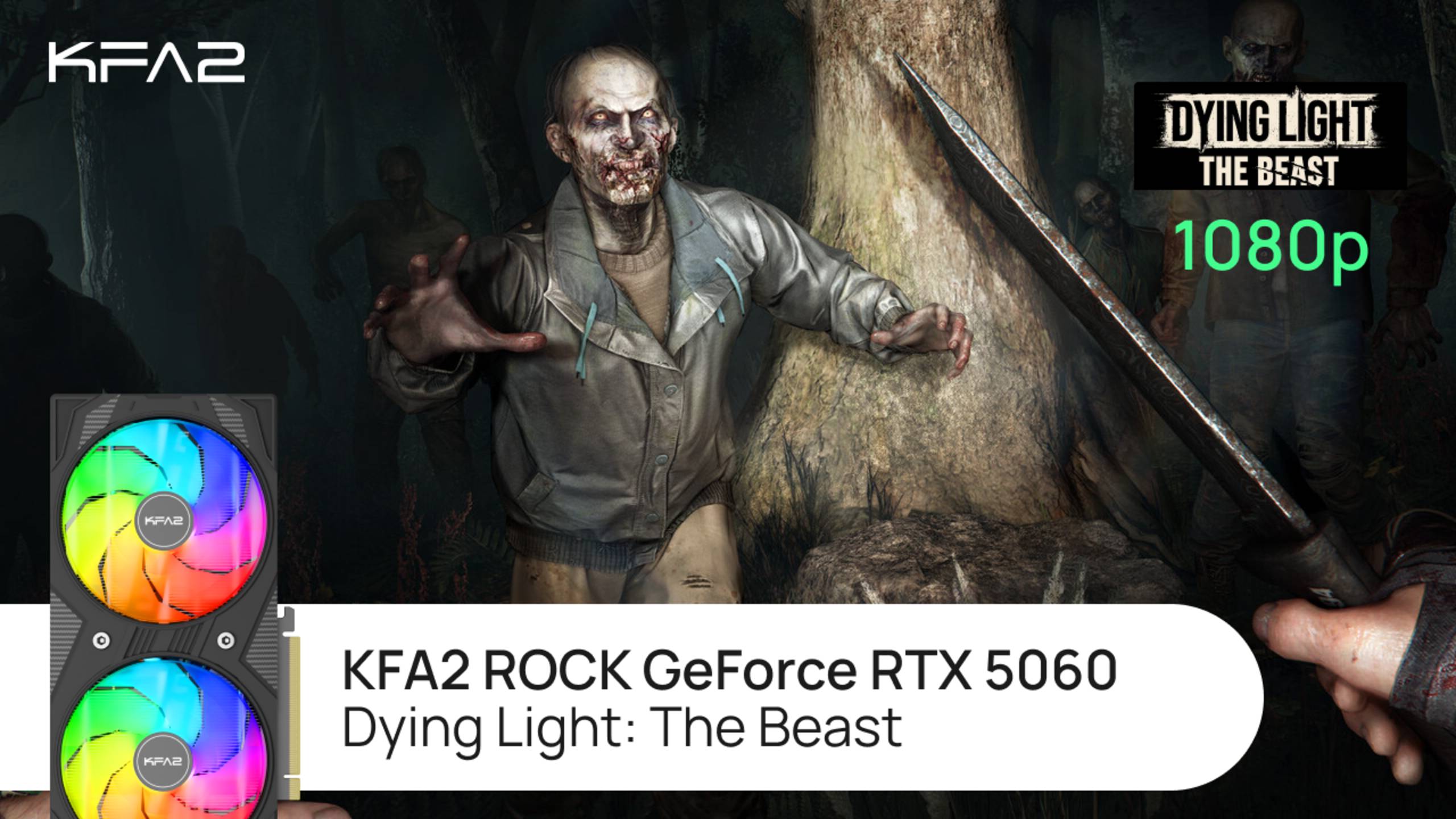 Тест видеокарты KFA2 ROCK GeForce RTX 5060 | Dying Light: The Beast | 1080p (Full HD) разрешение