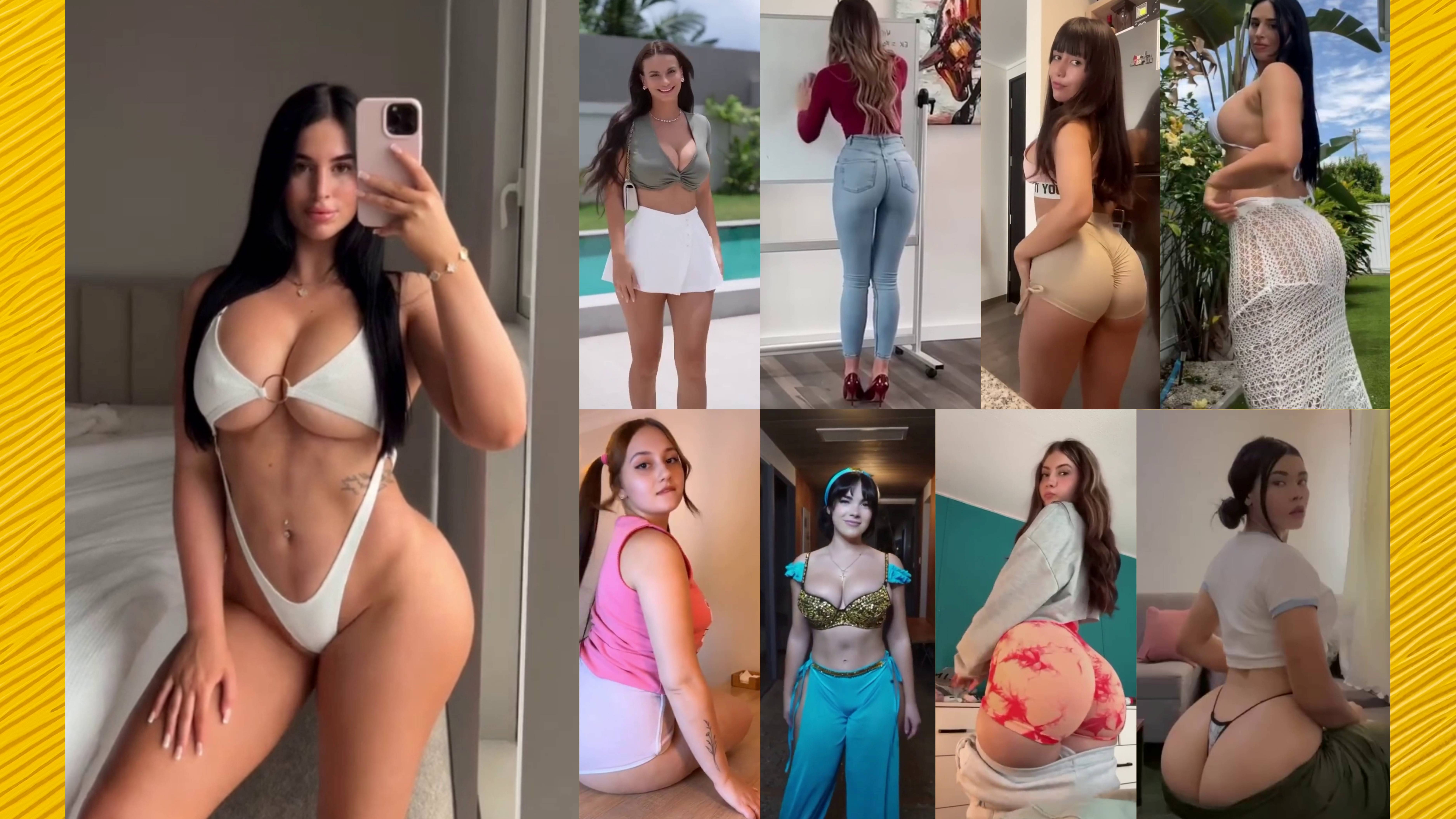 Ass Compilation - Big Bank Tiktok Challenge ❤️ClipchampGirls 2025