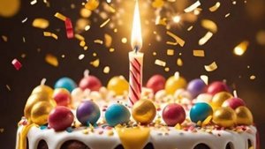С днем рождения, желаю радости и любви