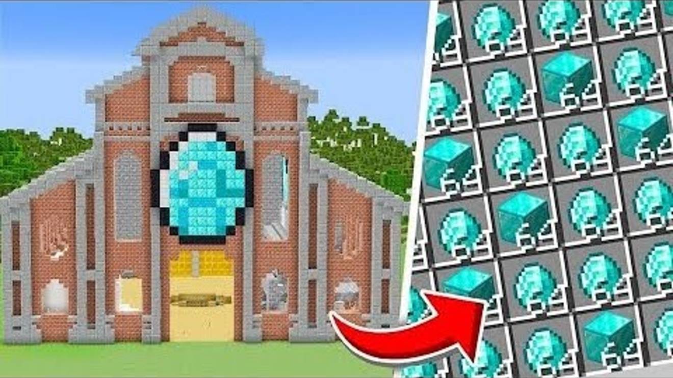 Я ПОСТРОИЛ АЛМАЗНЫЙ ЗАВОД В МАЙНКРАФТЕ НА ХАРДКОРЕ! МАЙНКРАФТ MINECRAFT НУБ И ПРО ДАКПЛЕЙ