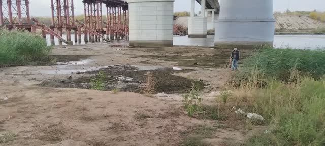 Сброс воды 9 октября.Северский Донец.