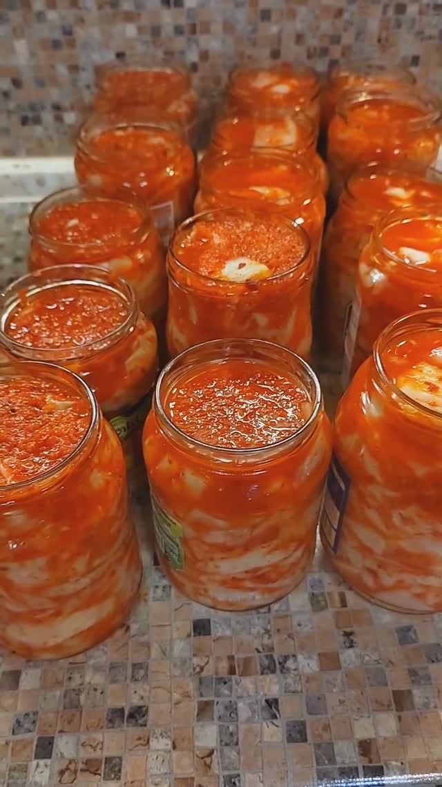 КИМЧИ (КИМЧИ) ИЗ БЕЛОКОЧАННОЙ КАПУСТЫ В СОУСЕ КАНКОЧИ 🔥🌶️