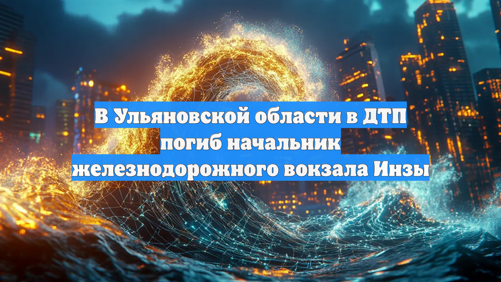 В Ульяновской области в ДТП погиб начальник железнодорожного вокзала Инзы