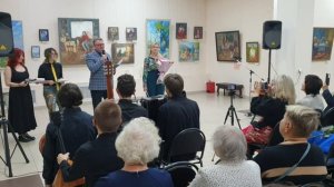 Открытие Юбилейной выставки "20 лет отделению 'Живопись'" Камчатского колледжа искусств.mp4