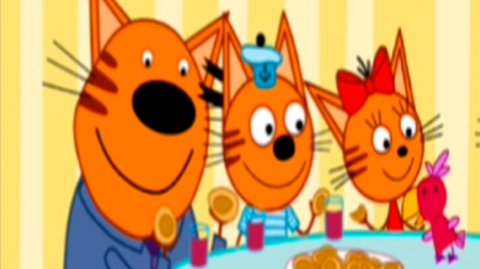 ТРИ КОТА - Развивающий мультик для детей - Познавательный мультфильм - пазл