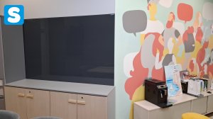 Стеклянная маркерная доска от starkglass с подборкой цвета для Сбербанка г. Екатеринбург