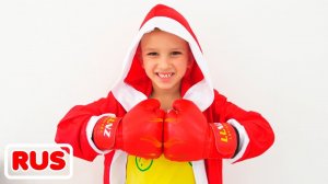 Дети хотят быть сильными - Коллекция видео от Влада и Ники!