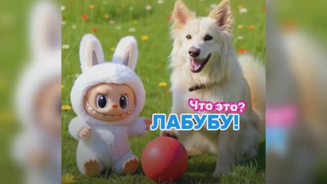 У кого также? 😊 #животные #лабубу #развлечения