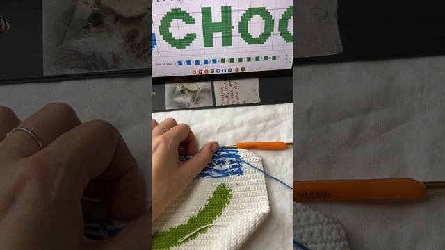 Жаккард крючком