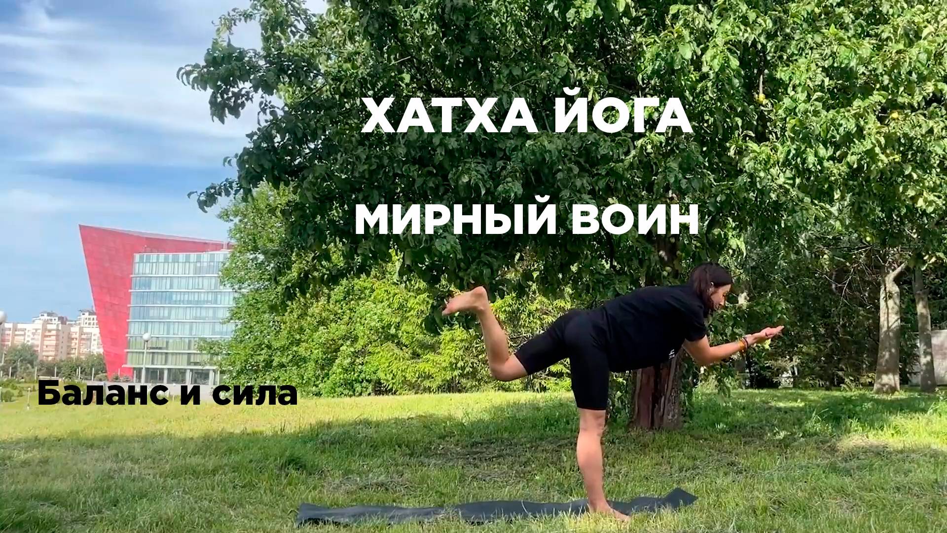 Хатха йога «Мирный воин» | Сила кора и ног