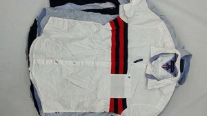 39459 Рубашки мужские Tommy Hilfiger, 5пак, Tommy Men Shirt 1/2, секонд (extra) оптом