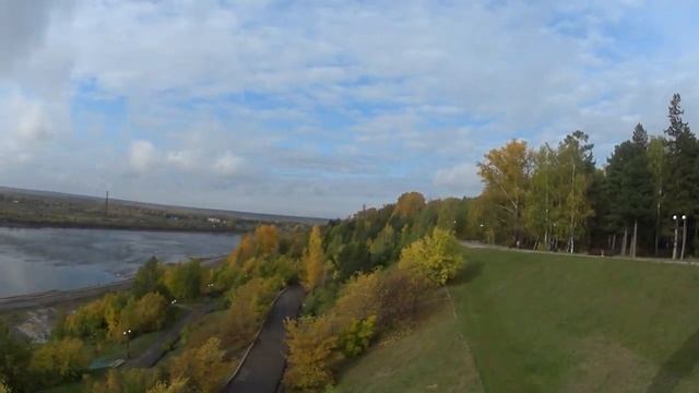 Томск Лагерный сад, полет со стадикамом смотреть онлайн