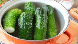 Малосольные огурцы с укропом и чесноком