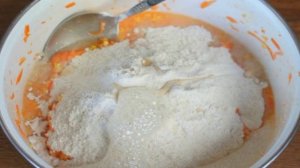 Морковный пирог без яиц