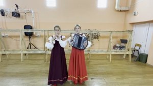 Сопина Алёна и Вотякова Алиса «Подружка моя» припевки Липецкой области
