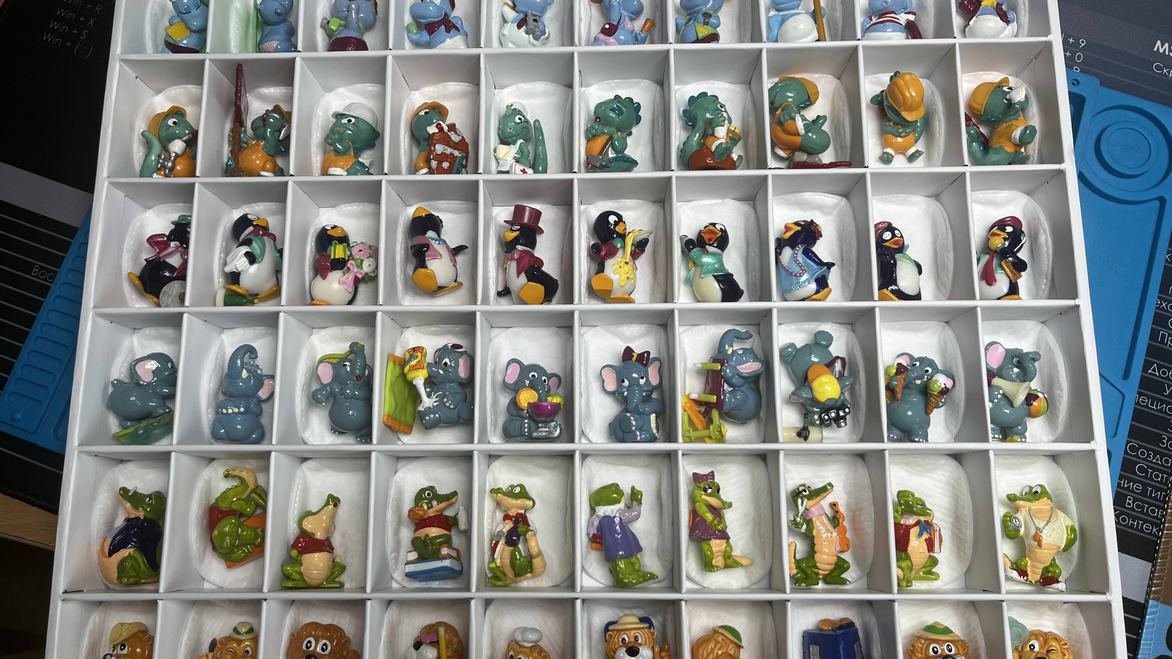 Kinder Surprise вкладыши; Обзор