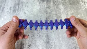 Подвижная гусеница 3D