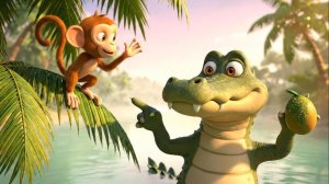 Обезьянка и Крокодил — Путешествие по реке 🐊🐒 | Тёплая история о доверии и хитрости