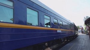 Ретро поезд Сортавала Рускеала