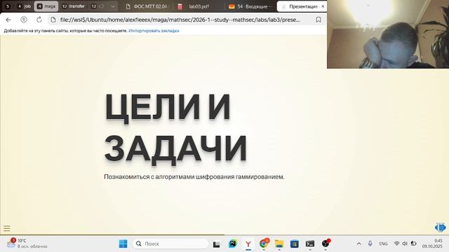 МОЗИиИБ Защита презентации к лабораторной работе №3