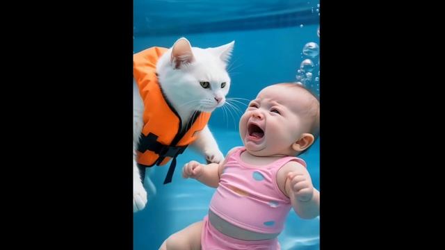 супер кот спасатель #кот