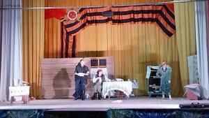 Отрывок из спектакля 'Огоньки на ветру'