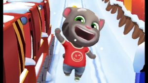 Говорящий Том бег за золотом.Бегите, прыгайте и мчитесь с Говорящим Томом в увлекательной погоне за