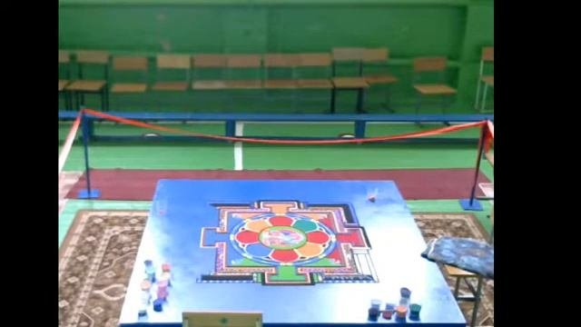 Мандала Зеленой Тары построеная в Улан-Холе(8-12 июня 2016) 10.06.2016