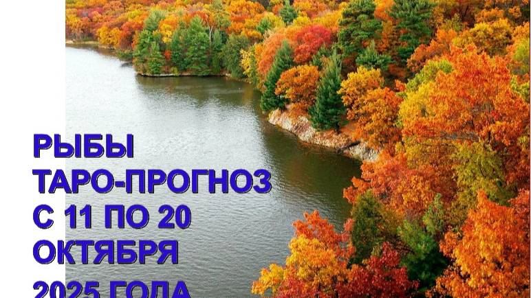РЫБЫ ТАРО-ПРОГНОЗ С 11 ПО 20 ОКТЯБРЯ 2025 ГОДА