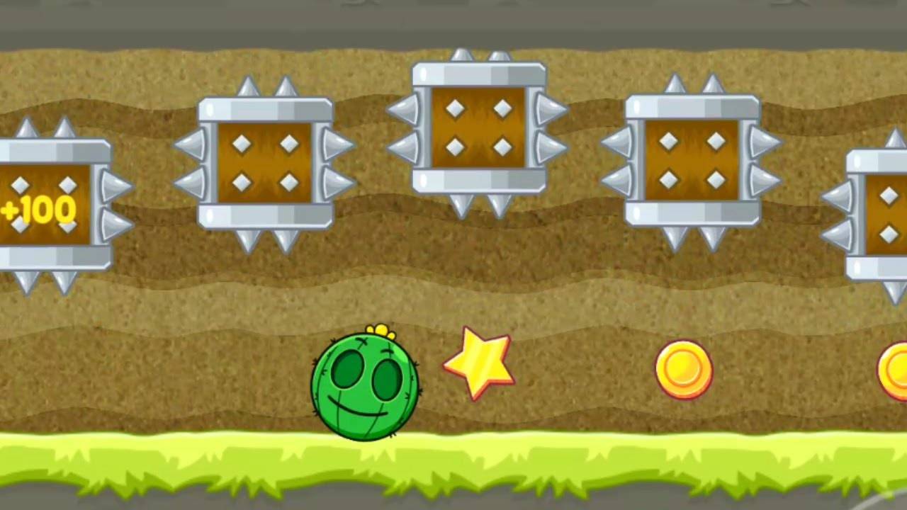 Красный Шар в игре Bounce Ball 5 Уровни 121-125 смотреть онлайн