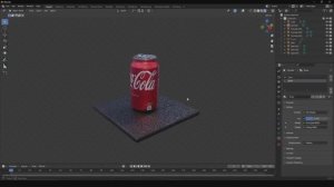 Создайте банку газировки в блендер | №28