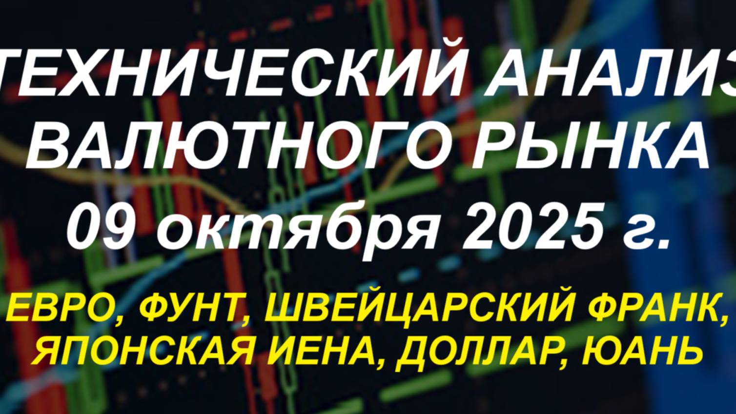 Технический анализ валютного рынка 09.10.2025 г.