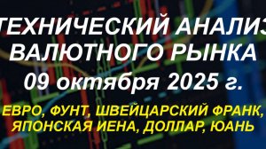 Технический анализ валютного рынка 09.10.2025 г.