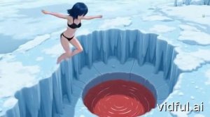 Прыжки со льда в горячую воду