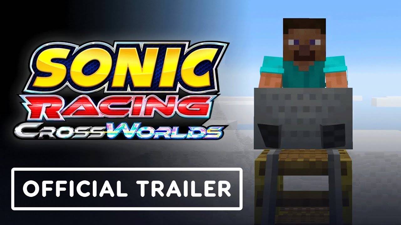 SEGA запустила Minecraft Pack для Sonic Racing: CrossWorlds - Стив, Алекс и Крипер теперь в деле