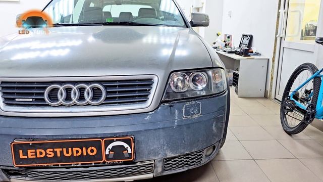 Audi модернизация фар от Ledstudio