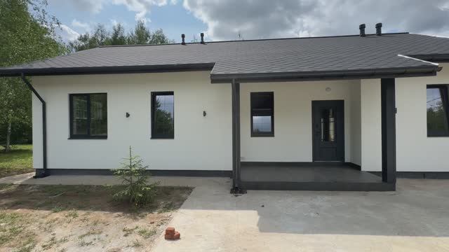 Каменный одноэтажный дом 150 м² на участке 16 соток в охраняемом поселке «Тихие Дали»