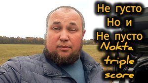 Полевые сигналы с Nokta triple score:Негусто но и не пусто